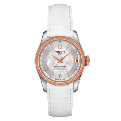 Tissot Ballade Powermatic 80 COSC 32 Stainless Steel / Rose Gold PVD / MOP / Strap
